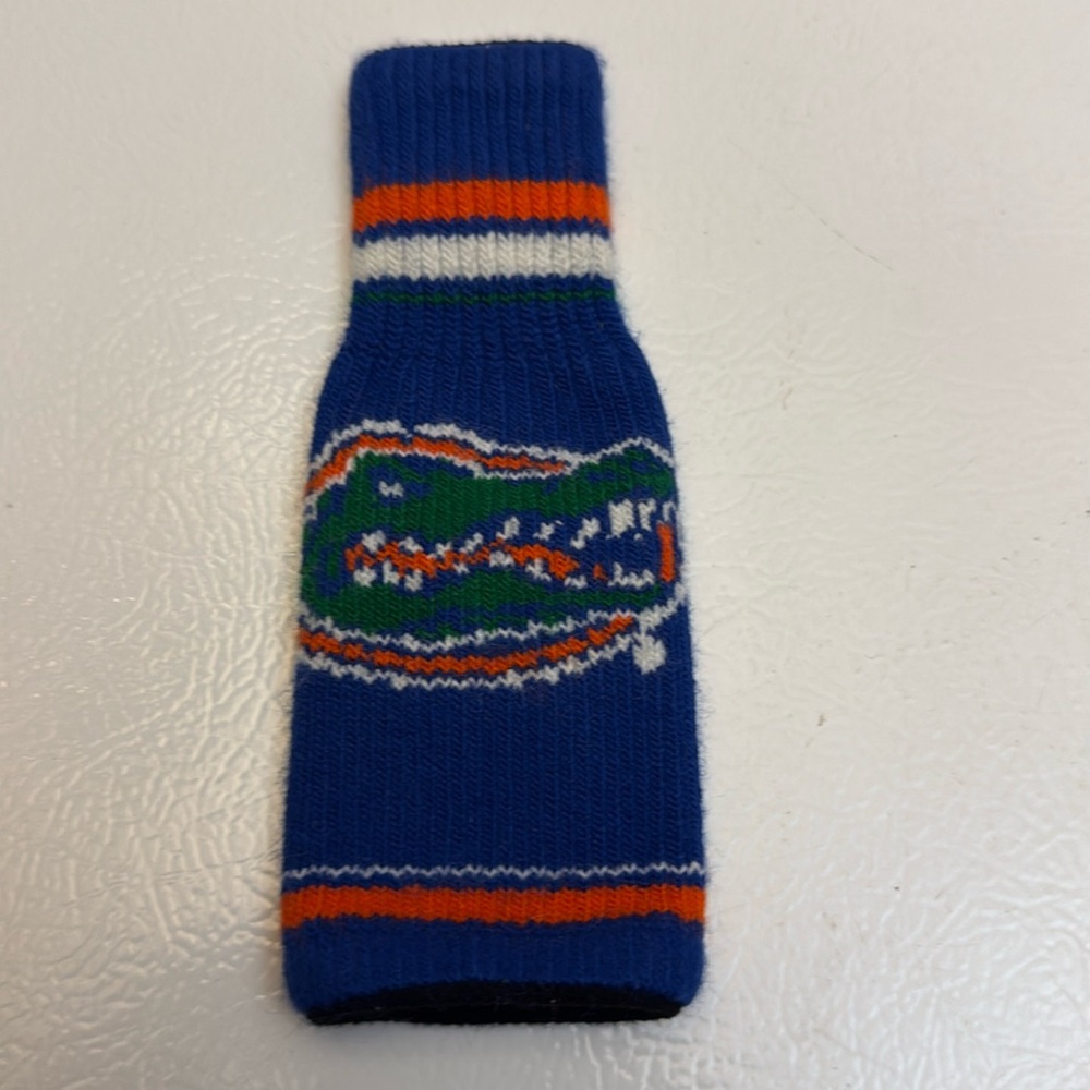 Vintage 1990s Florida Gators Bottle Sleeve or Spandex Coozy Never Used 7” x 2.5”